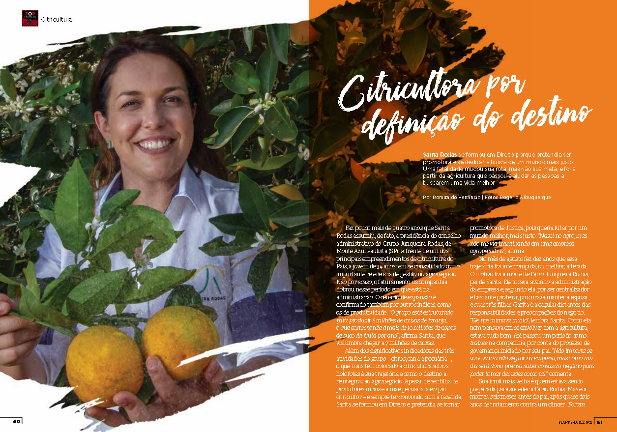 Grupo Junqueira Rodas é destaque na revista Plant Project